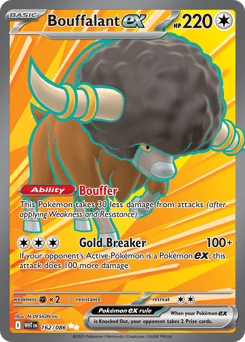 Bouffalant ex White Flare #162
