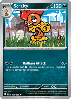 Scrafty White Flare #58