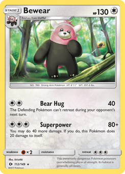 Bewear Sun & Moon #112