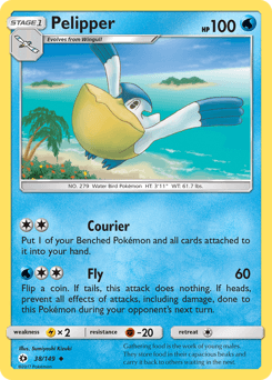 Pelipper Sun & Moon #38