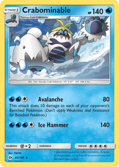 Crabominable Sun & Moon #43