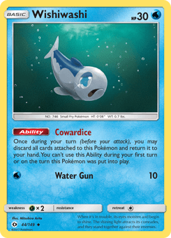 Wishiwashi Sun & Moon #44
