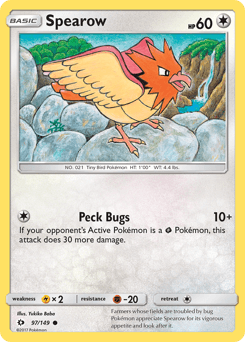 Spearow Sun & Moon #97