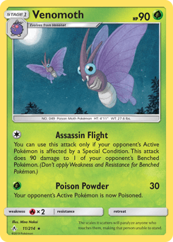 Venomoth Unbroken Bonds #11