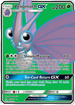 Venomoth-GX Unbroken Bonds #193