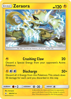Zeraora Unbroken Bonds #60