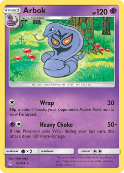 Arbok Unbroken Bonds #63