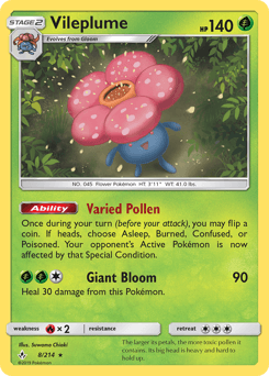 Vileplume Unbroken Bonds #8