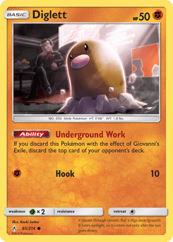 Diglett Unbroken Bonds #85