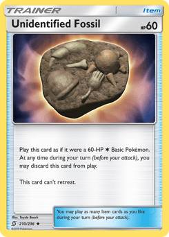 Unidentified Fossil Unified Minds #210