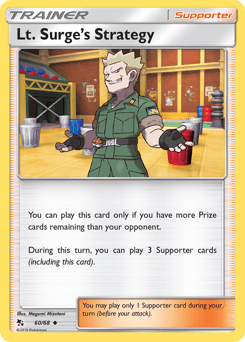 Lt. Surge's Strategy Hidden Fates #60