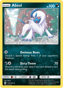 Absol Cosmic Eclipse #133