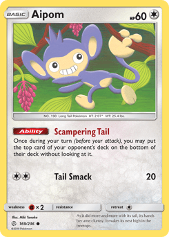 Aipom Cosmic Eclipse #169