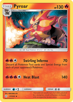 Pyroar Cosmic Eclipse #37