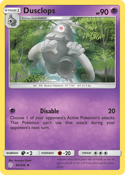 Dusclops Cosmic Eclipse #84
