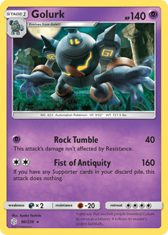 Golurk Cosmic Eclipse #90