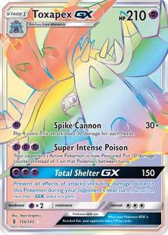 Toxapex-GX Guardians Rising #154