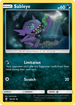 Sableye Guardians Rising #80