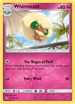 Whimsicott Guardians Rising #91