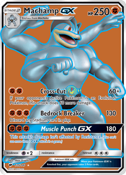 Machamp-GX Burning Shadows #135