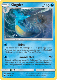 Kingdra Burning Shadows #31