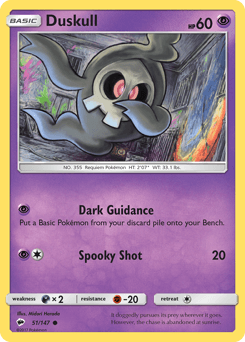 Duskull Burning Shadows #51