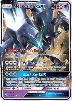 Necrozma-GX Burning Shadows #63