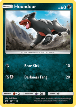 Houndour Crimson Invasion #58