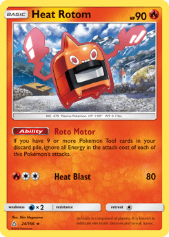 Heat Rotom Ultra Prism #24