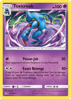 Toxicroak Ultra Prism #57