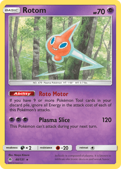 Rotom Forbidden Light #40