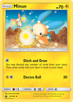 Minun Celestial Storm #54