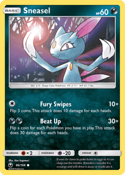 Sneasel Celestial Storm #86