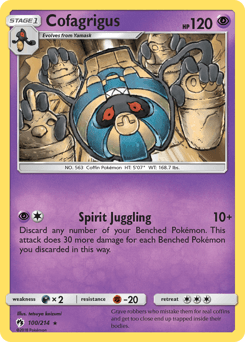 Cofagrigus Lost Thunder #100