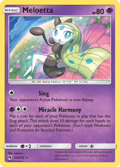 Meloetta Lost Thunder #104