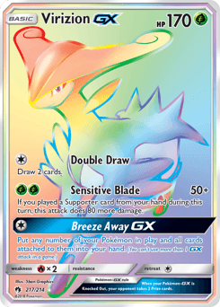 Virizion-GX Lost Thunder #217