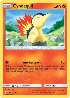 Cyndaquil Lost Thunder #39