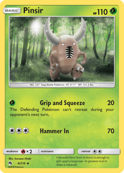 Pinsir Lost Thunder #4