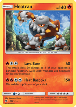 Heatran Lost Thunder #48