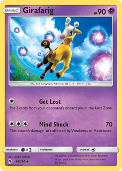 Girafarig Lost Thunder #94