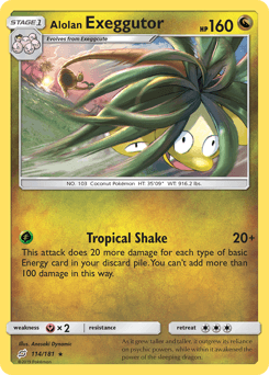 Alolan Exeggutor Team Up #114
