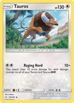 Tauros Team Up #129