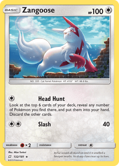 Zangoose Team Up #132