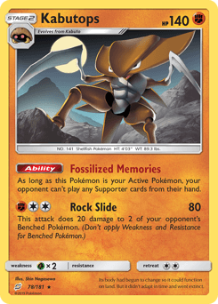 Kabutops Team Up #78