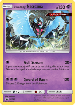 Dawn Wings Necrozma SM Black Star Promos #SM123