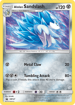 Alolan Sandslash SM Black Star Promos #SM127