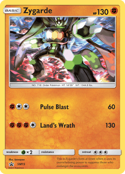Zygarde SM Black Star Promos #SM15