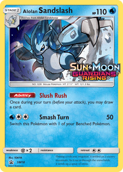 Alolan Sandslash SM Black Star Promos #SM18