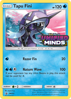 Tapu Fini SM Black Star Promos #SM203