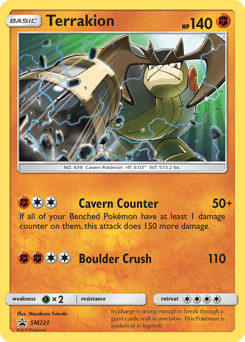 Terrakion SM Black Star Promos #SM223